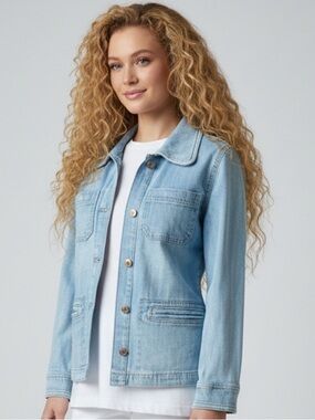 NWOT-Maurices Light Blue Jean 🧥 jacket
